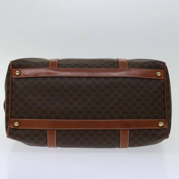 CELINE Macadam Canvas Boston Bag Pvc Brown - Picture 6 of 16